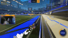 a rocket league game is being played and the time is 4:01