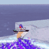 a video game character named suika ibuki is standing in the water