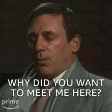 Why Did You Want To Meet Me Here Gabriel GIF - Why Did You Want To Meet Me Here Gabriel Jon Hamm GIFs