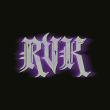 a purple and green logo that says devil