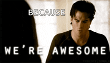 Tv Shows The Vampire Diaries GIF - Tv Shows The Vampire Diaries We Are Awesome GIFs
