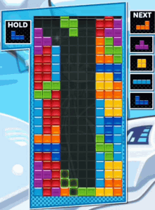 Tetris Puyo Puyo Tetris GIF - Tetris Puyo Puyo Tetris Four Wide GIFs