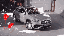 mercedes christmas drawing