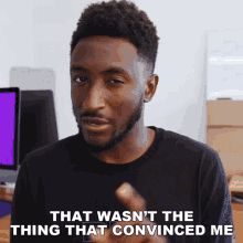 That Wasnt The Thing That Convinced Me Marques Brownlee GIF - That Wasnt The Thing That Convinced Me Marques Brownlee That Wasnt The Thing That Got Me Onboard GIFs