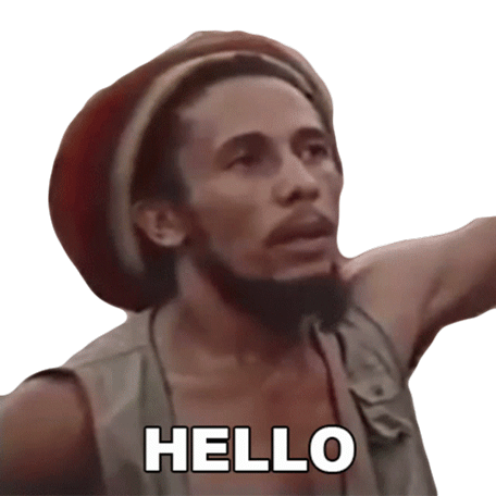 Hello Robert Nesta Marley Sticker - Hello Robert Nesta Marley Bob Marley Stickers
