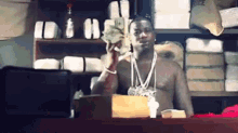 Gucci Mane Money GIF - Gucci Mane Money Stacks GIFs
