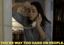 Modern Love Maggie Mitchell GIF - Modern Love Maggie Mitchell Youre Way Too Hard On People GIFs