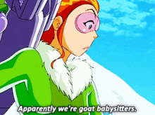 totally spies sam apparently were goat babysitter goats goat