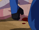 a person holding another person 's hand in a cartoon