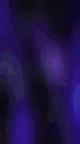 a purple background with music notes and a light