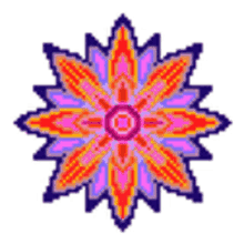 flower art pattern