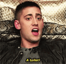 there isnt a toilet once upon a time michael socha tom mcnair being human
