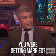 You Were Getting Married Andy Cohen GIF - You Were Getting Married Andy Cohen Watch What Happens Lives GIFs