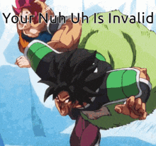 Goku Nuh Uh GIF - Goku Nuh Uh Meme GIFs