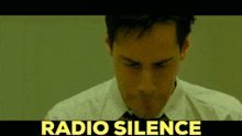 Radio Silence Shh GIF