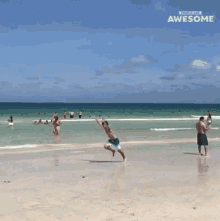 Cartwheel Beach Tricks GIF - Cartwheel Beach Tricks Acrobatic GIFs