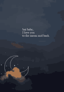 Moon And Back I Love You GIF - Moon And Back I Love You In Love GIFs