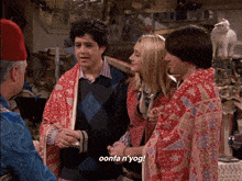 a group of people with one saying " oonfa n'yog "
