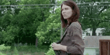 The Walking Dead Maggie Rhee GIF - The Walking Dead Maggie Rhee Wondering GIFs