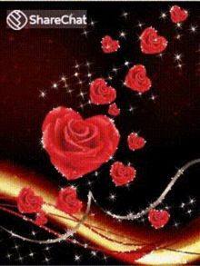 दिल गुलाब GIF