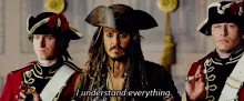 I Understand Everything Johnny Depp GIF - I Understand Everything Johnny Depp Capt Jack Sparrow GIFs