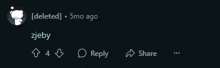 a screenshot of a reddit post that was deleted