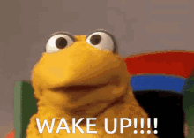 The Adventures Of Elmo In Grouchland Wake Up GIF - The Adventures Of Elmo In Grouchland Wake Up The Alarm Clock Bird GIFs