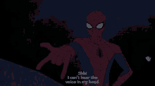 Marvels Spider Man Shh GIF - Marvels Spider Man Shh GIFs