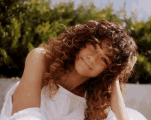 Zendaya Curly Hair GIF