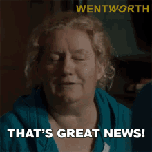 Thats Great News Liz Birdsworth GIF - Thats Great News Liz Birdsworth Wentworth GIFs