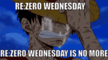 Luffy Wednesday GIF - Luffy Wednesday Rezero GIFs
