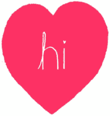 Hi Heart GIF - Hi Heart GIFs