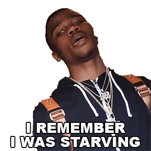 I Remember I Was Starving Roddy Ricch Sticker - I Remember I Was Starving Roddy Ricch Baby Boy Song Stickers