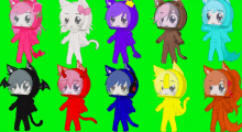 Among Us Cat Party GIF - Among Us Cat Party Gacha Club GIFs