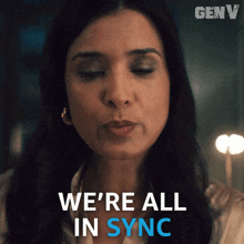 We'Re All In Sync Indira Shetty GIF