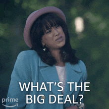 What'S The Big Deal Heather Hernandez GIF - What'S The Big Deal Heather Hernandez Totally Killer GIFs