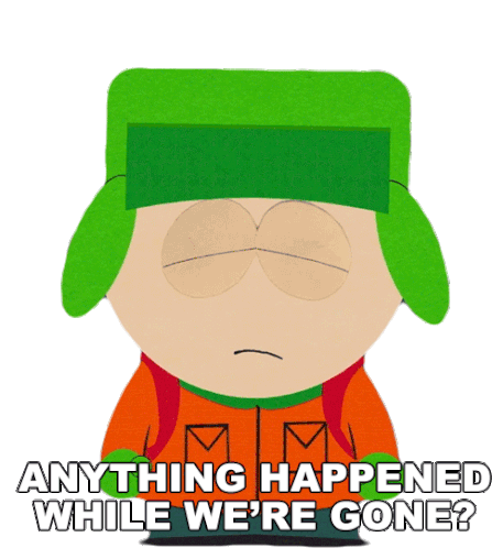 Anything Happened While Were Gone Kyle Sticker - Anything Happened While Were Gone Kyle South Park Stickers