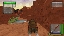 a screenshot of a video game with the word primeval at the top of the screen