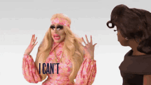 Trixie Mattel I Cant GIF - Trixie Mattel I Cant Bob The Drag Queen GIFs