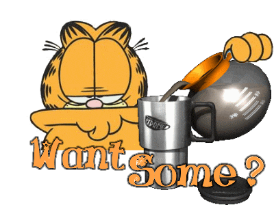 Want Some Pour Sticker - Want Some Pour Garfield Stickers