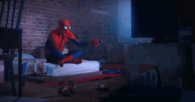Spider Verse Searching GIF