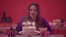 Birthday Cake Anna Sofia GIF - Birthday Cake Anna Sofia No Fun Song GIFs
