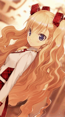 Anime Girl Cute GIF - Anime Girl Cute Blonde GIFs