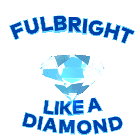 Fulbright Like A Diamond Fulbright Sticker - Fulbright Like A Diamond Fulbright Fulbright Diamond Stickers