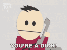 Youre A Dick Terrance GIF - Youre A Dick Terrance South Park GIFs