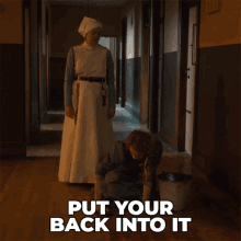 Put Your Back Into It Doctor Julia Ogden GIF - Put Your Back Into It Doctor Julia Ogden Murdoch Mysteries GIFs