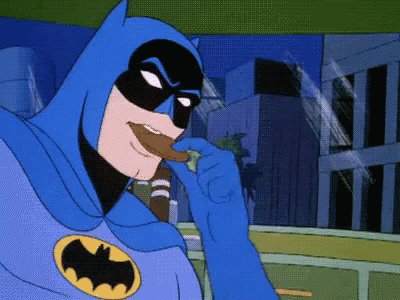 Batman Eat GIF - Batman Eat Eating - Discover & Share GIFs