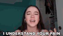 I Understand Your Pain Fiona Frills GIF - I Understand Your Pain Fiona Frills Fiona Frills Vlog GIFs