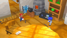 Smg4 Sweep GIF - Smg4 Sweep Cleaning GIFs