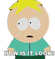 How Is It Look Butters Sticker - How Is It Look Butters South Park Stickers